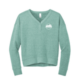 OMO Women’s Perfect Tri Fleece V-Neck Sweatshirt