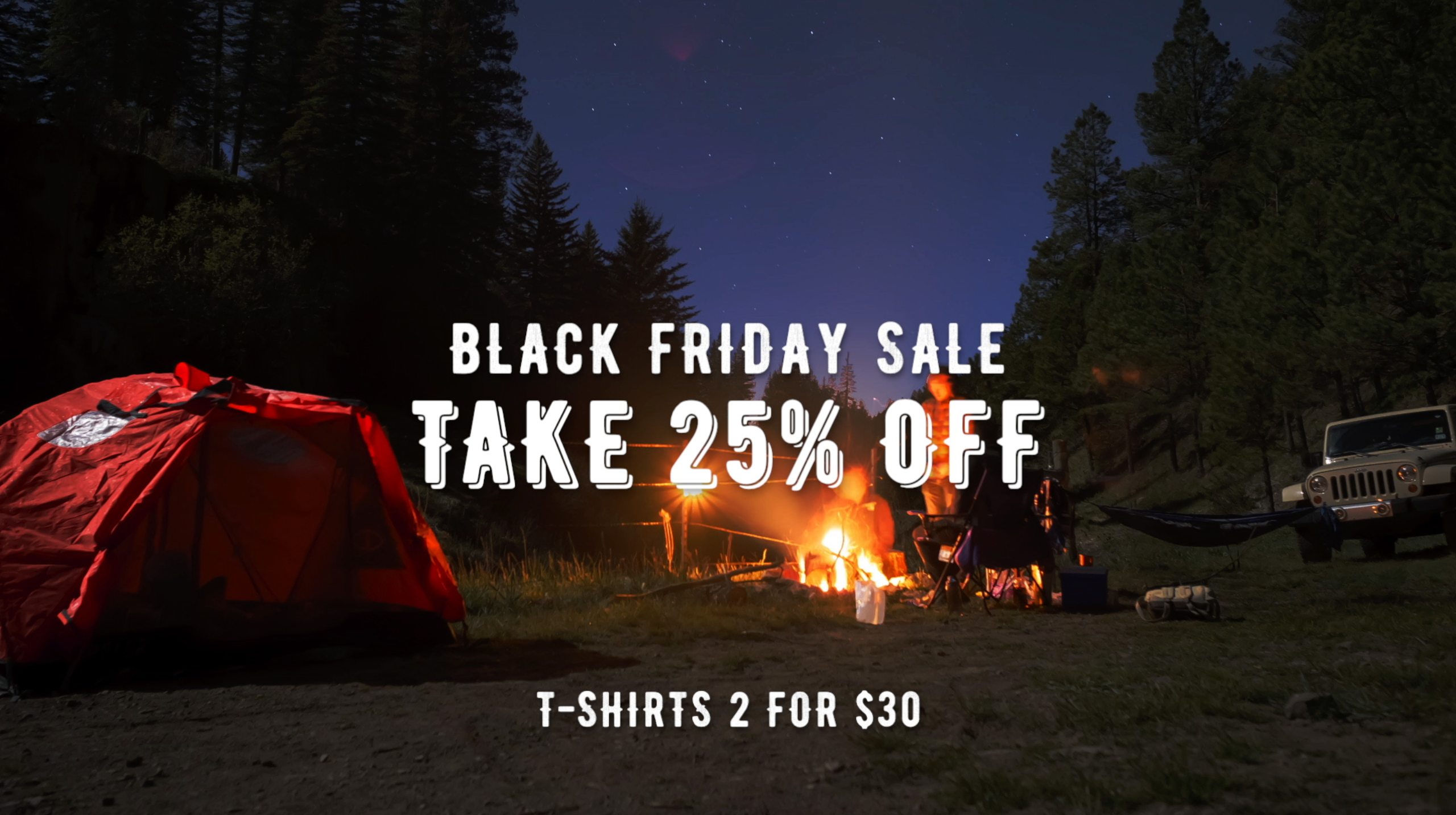 Black Friday Sale + Take 25% Off