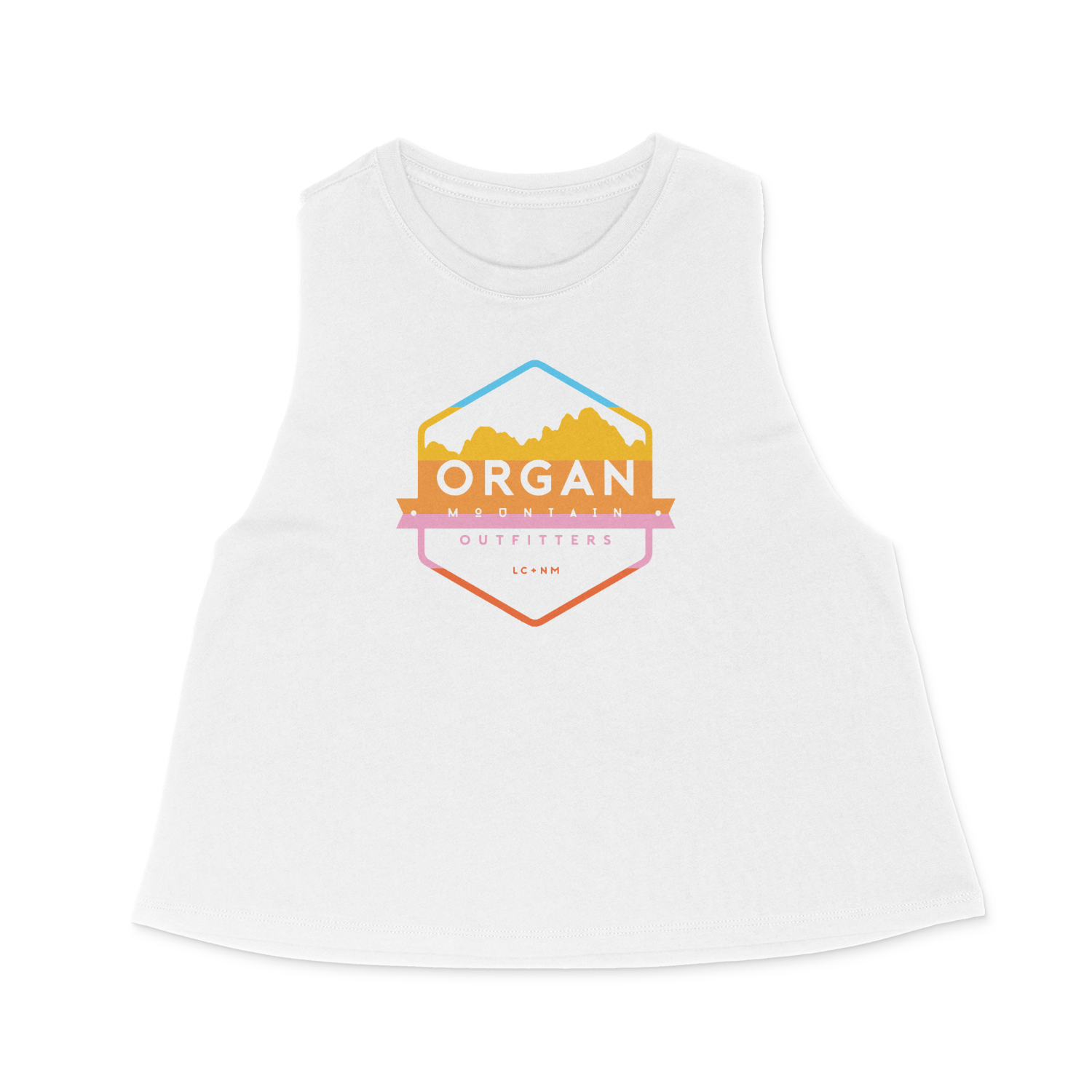 OMO Classic Sunset Racerback Crop Tank