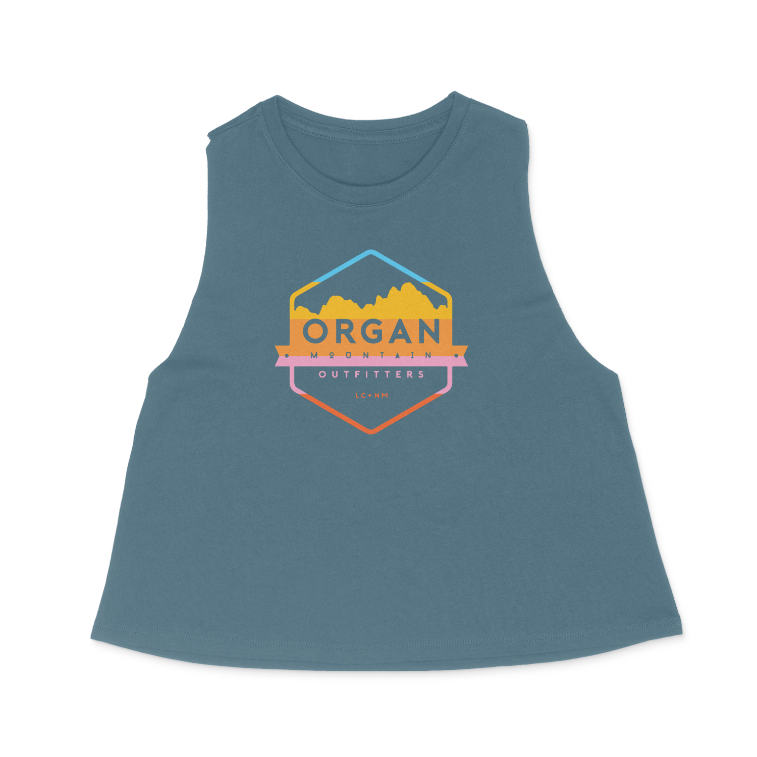 OMO Classic Sunset Racerback Crop Tank