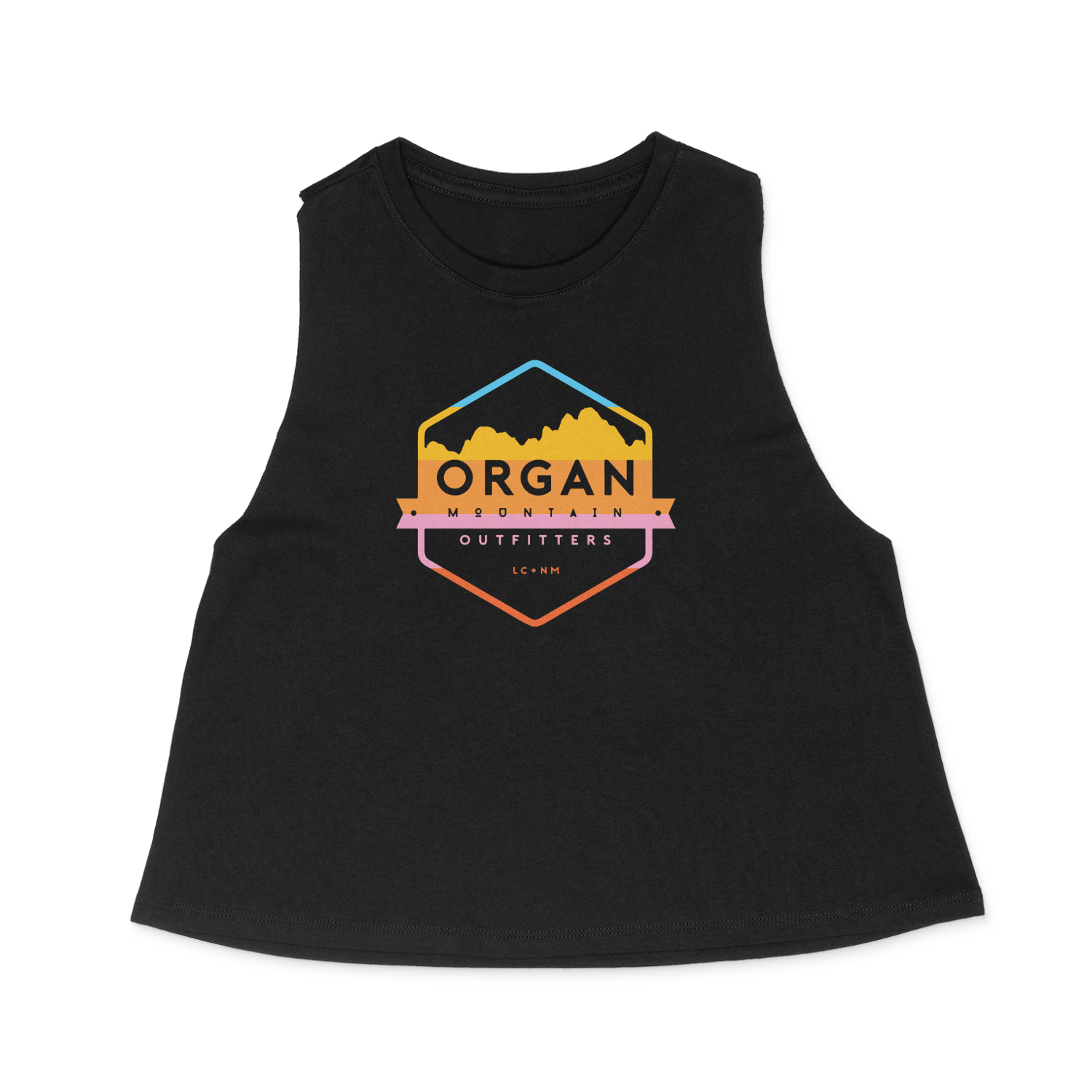OMO Classic Sunset Racerback Crop Tank