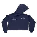 Organ MTN Script Cropped Hoodie