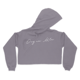 Organ MTN Script Cropped Hoodie