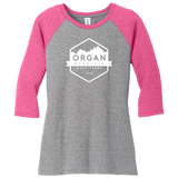 Women's 3/4-Sleeve Raglan Baseball Tee