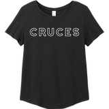 CRUCES Relaxed Scoopneck Tee