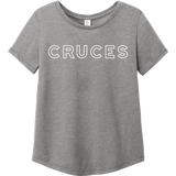 CRUCES Relaxed Scoopneck Tee