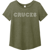 CRUCES Relaxed Scoopneck Tee