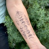 NatureTats - Moon Magic Temporary Tattoo