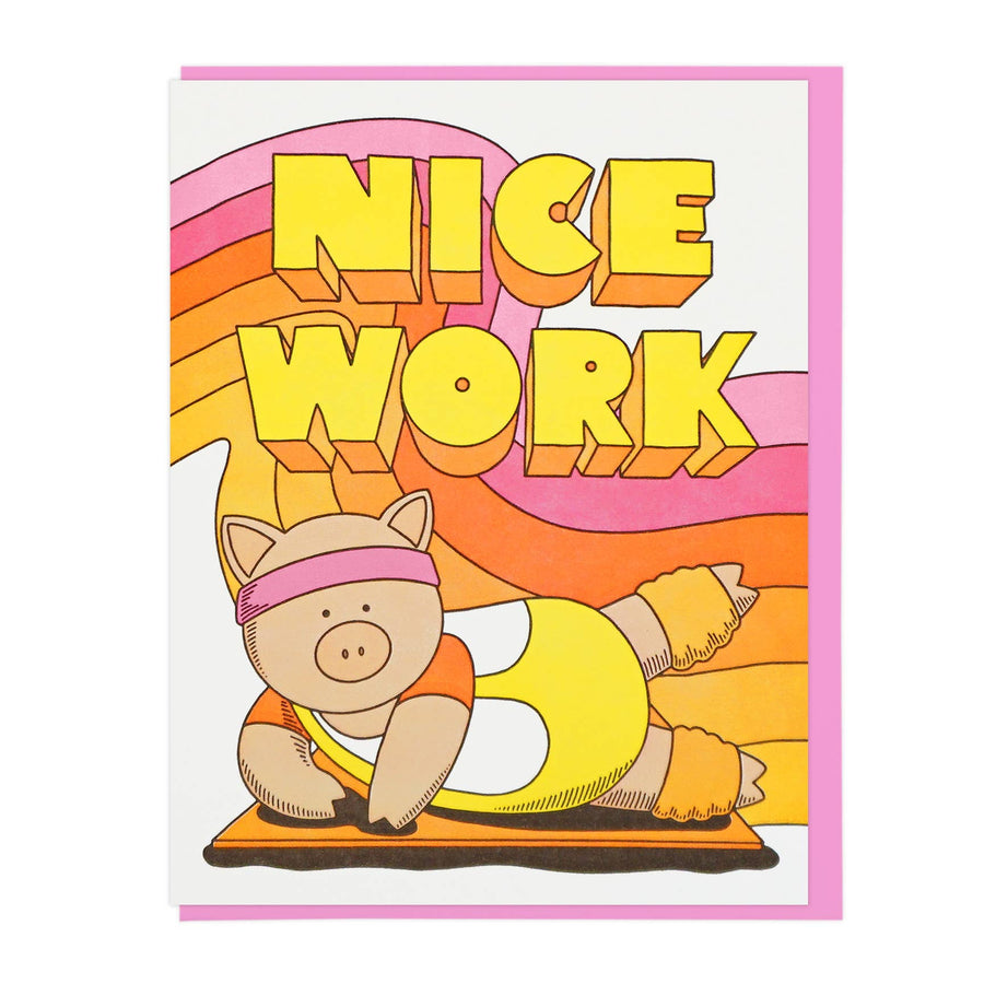 Lucky Horse Press - Nice Work Aerobics Pig