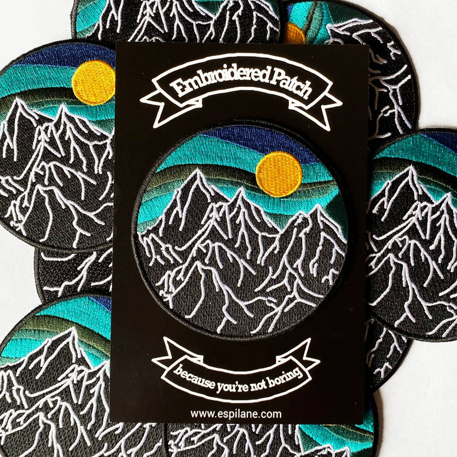 Espi Lane - Mountain Outdoor Iron-On Patch