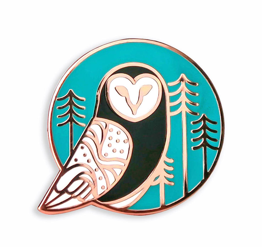 Arlo Goods - Barn Owl Enamel Pin