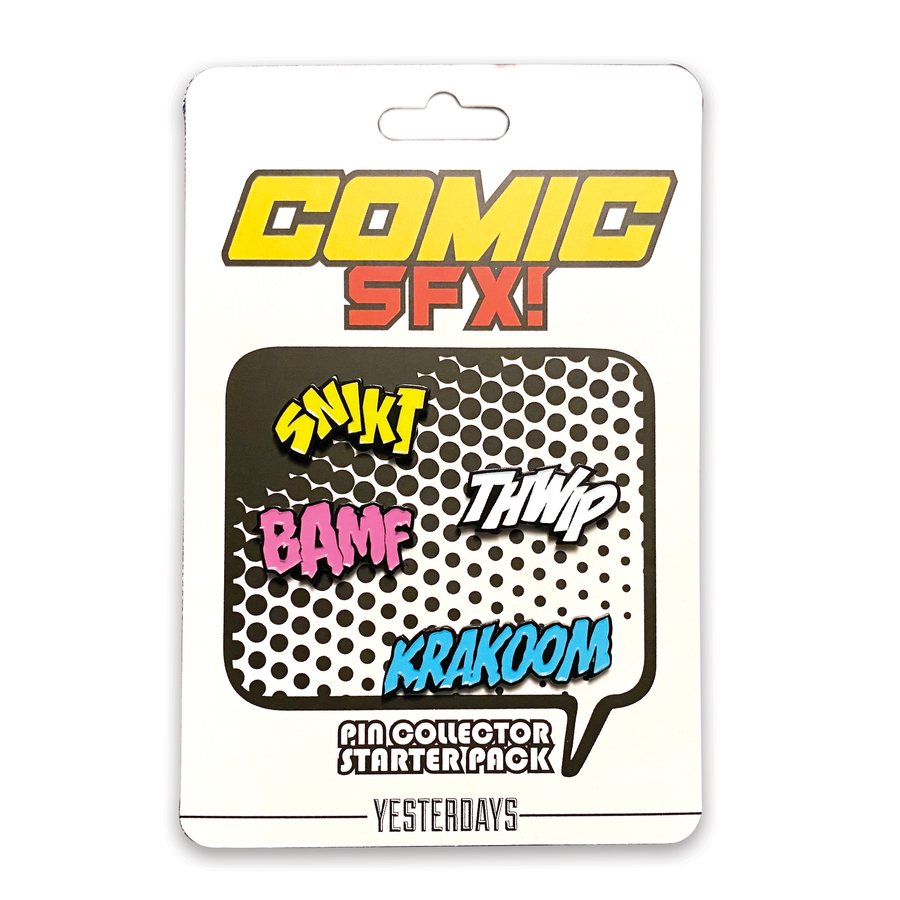 Yesterdays - Comic SFX Pin Collector Starter Pack