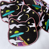 Espi Lane - Space Cat UFO Iron-On Patch