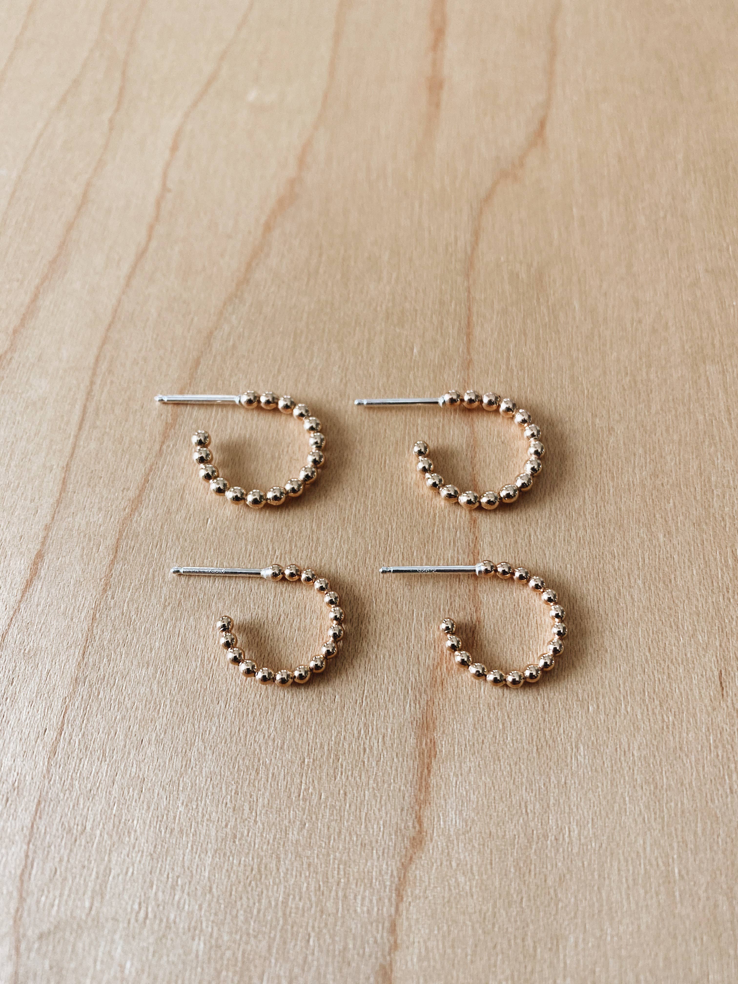 Tumble - Beaded Hoop Earrings - Organ Mountain Outfitters