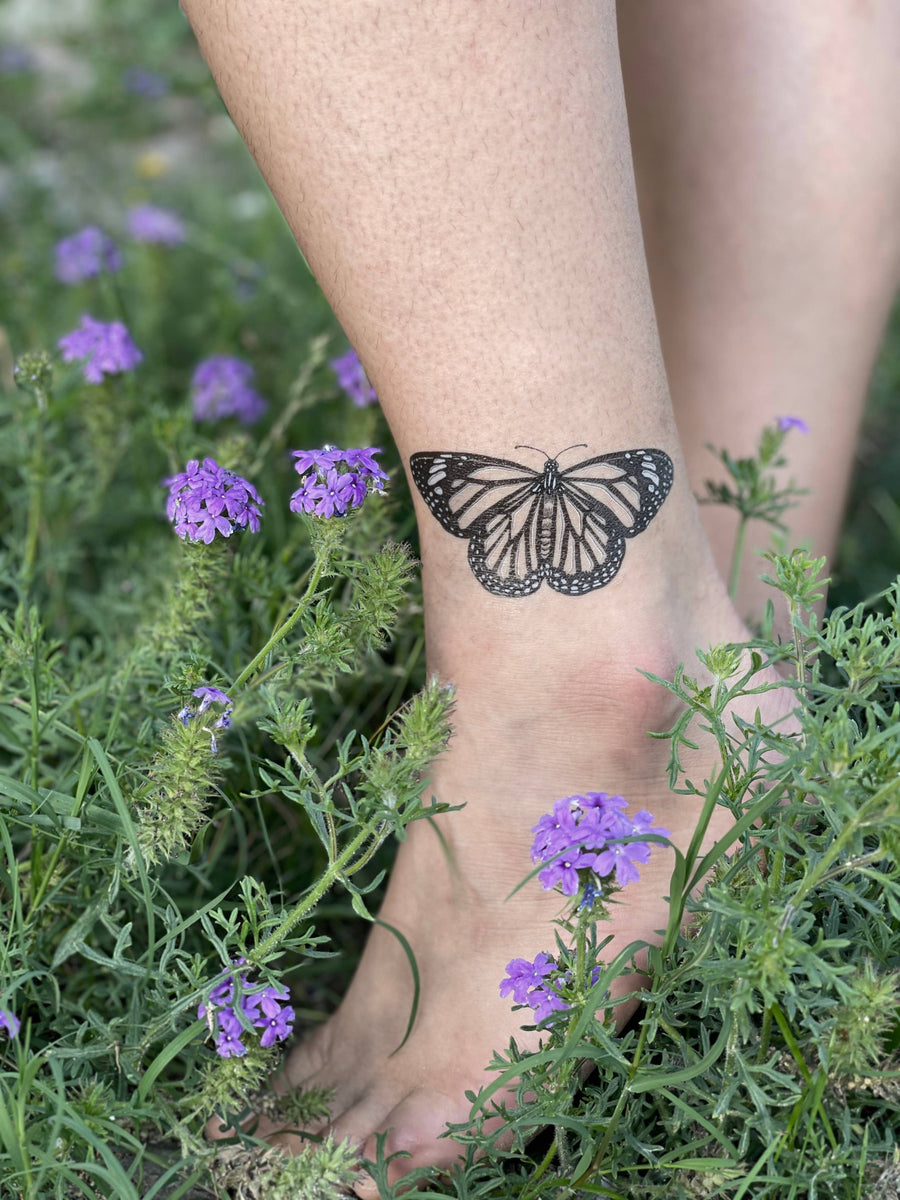 NatureTats - Monarch Butterfly Temporary Tattoo - Organ Mountain Outfitters