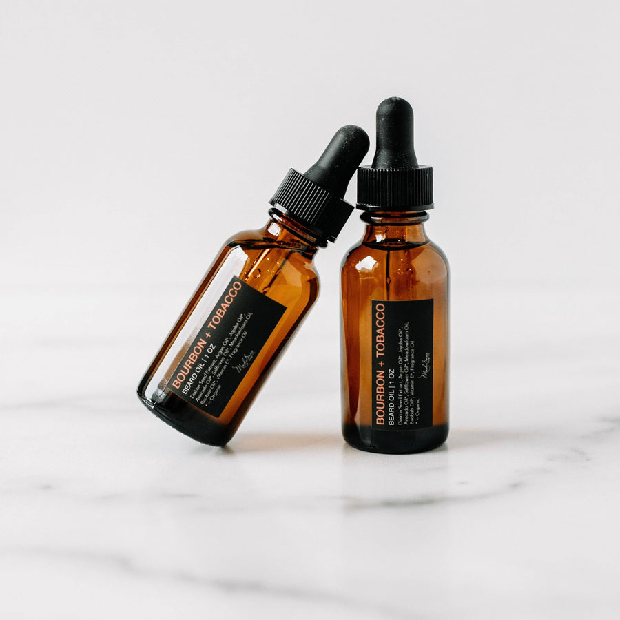 Mad Sass Soap Co - Bourbon + Tobacco - Beard Oil (WS)