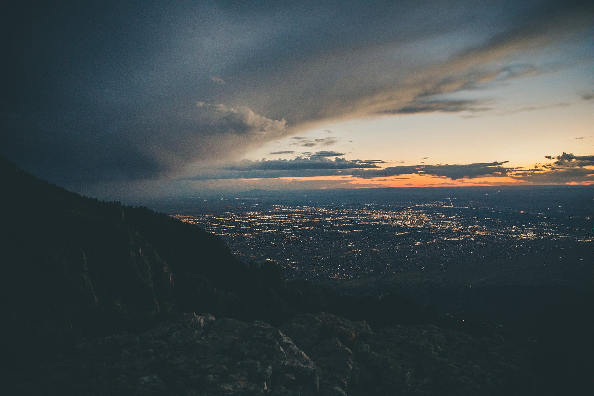 Photography: Albuquerque Nightfall - Organ Mountain Outfitters