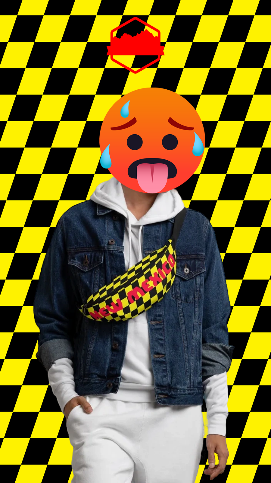 New Mexico Checkered Fanny Pack