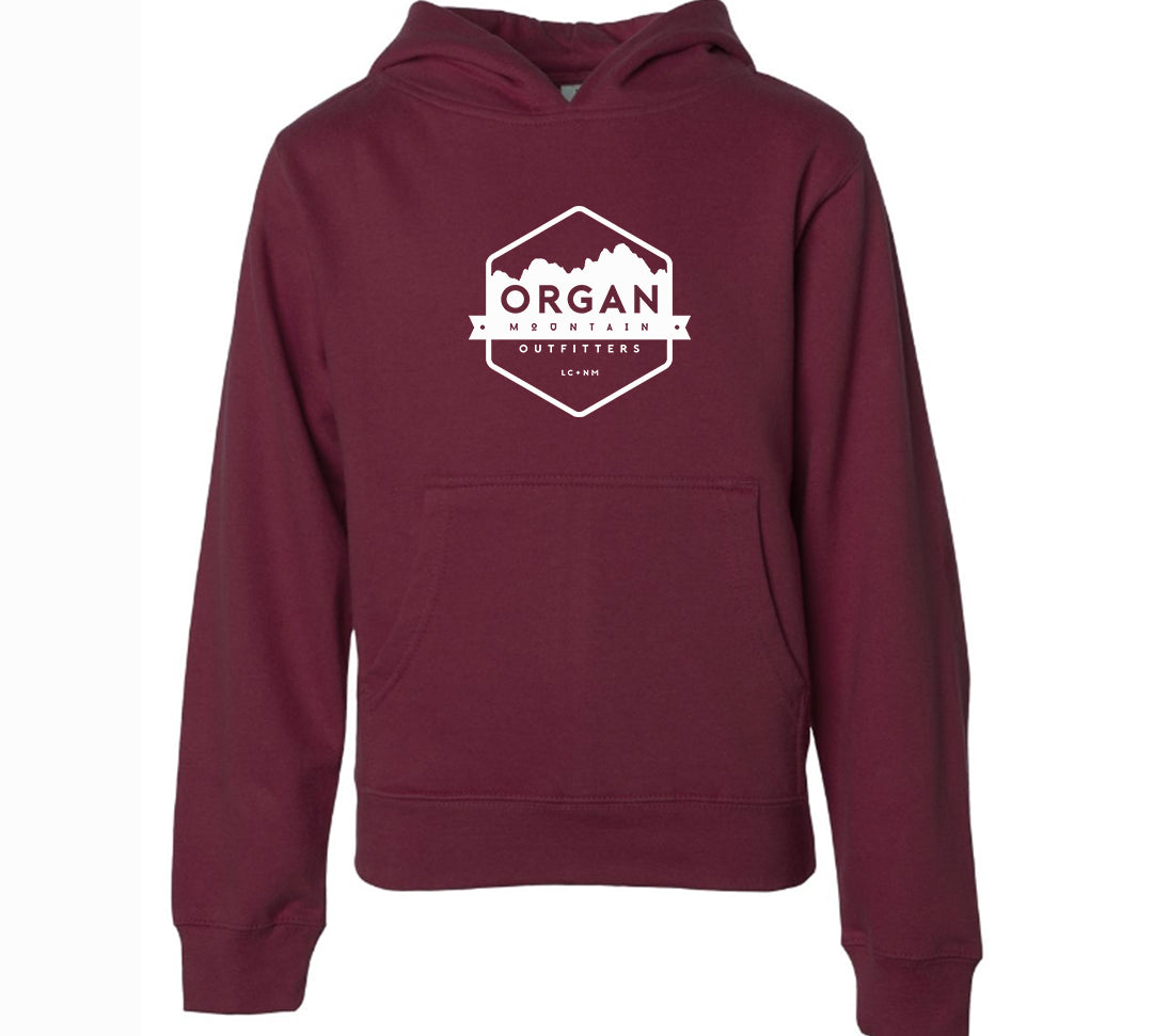 Youth Midweight Hooded Pullover - Organ Mountain Outfitters