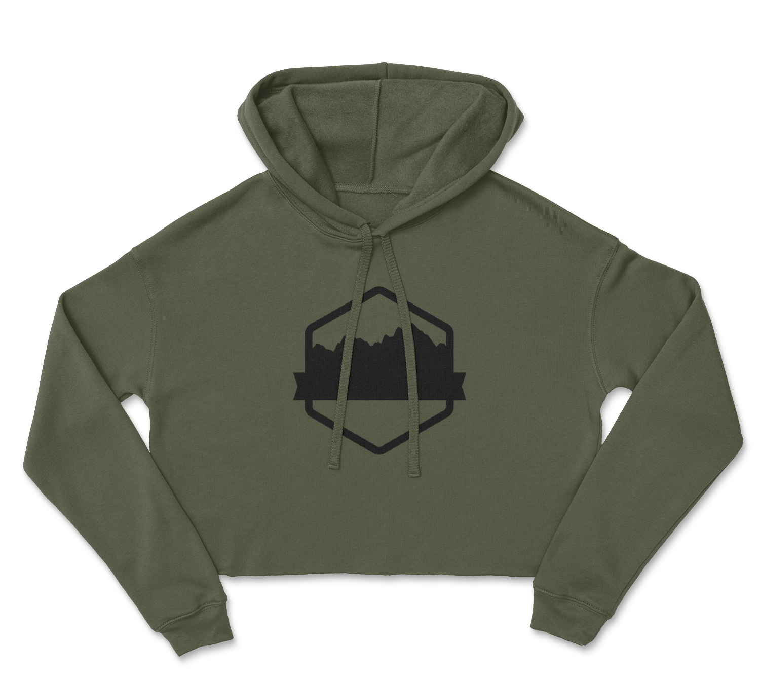Women's Cropped Fleece Hoodie - Organ Mountain Outfitters