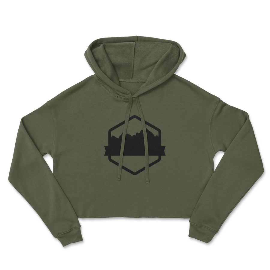 Women's Cropped Fleece Hoodie - Organ Mountain Outfitters