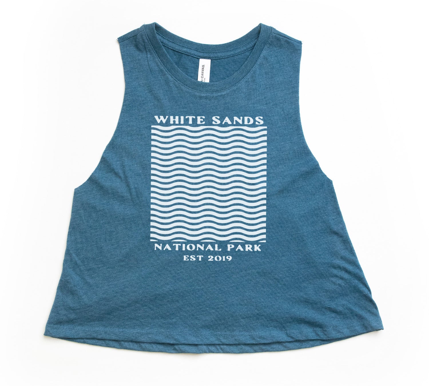 Women's White Sands Cropped Tank - Organ Mountain Outfitters