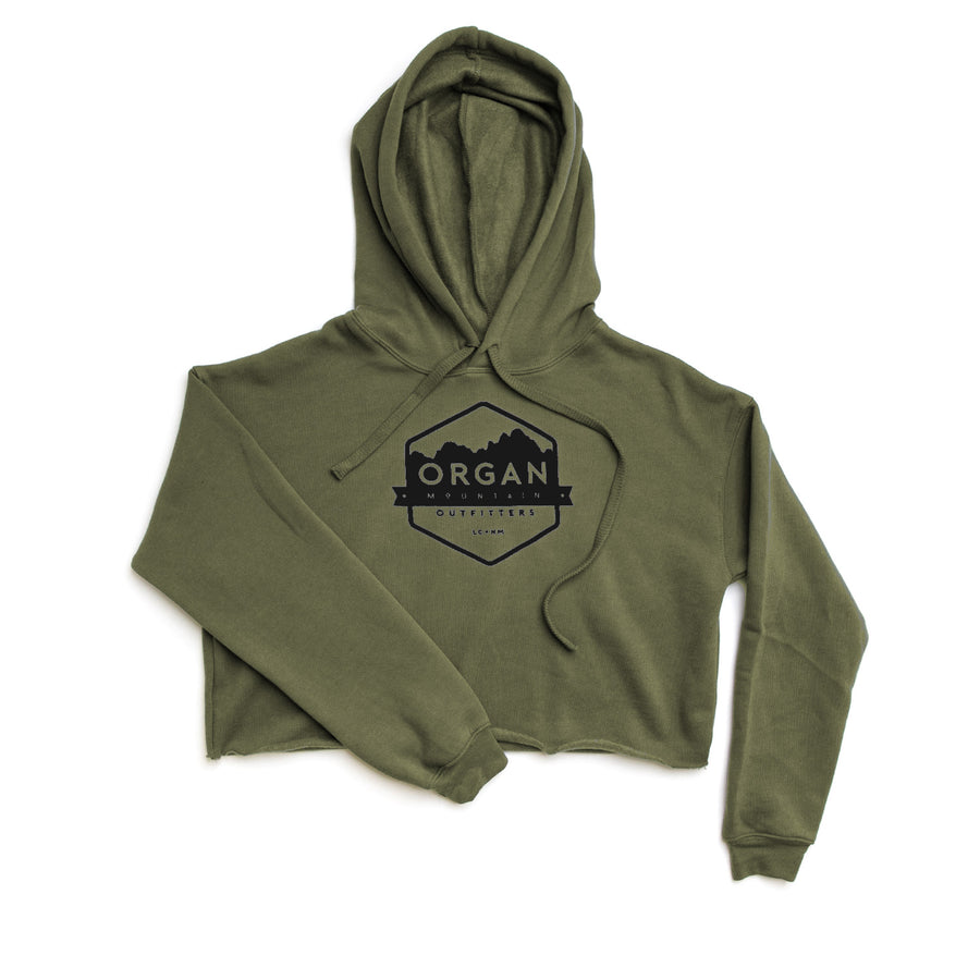 Women's Classic Cropped Fleece Hoodie - Organ Mountain Outfitters