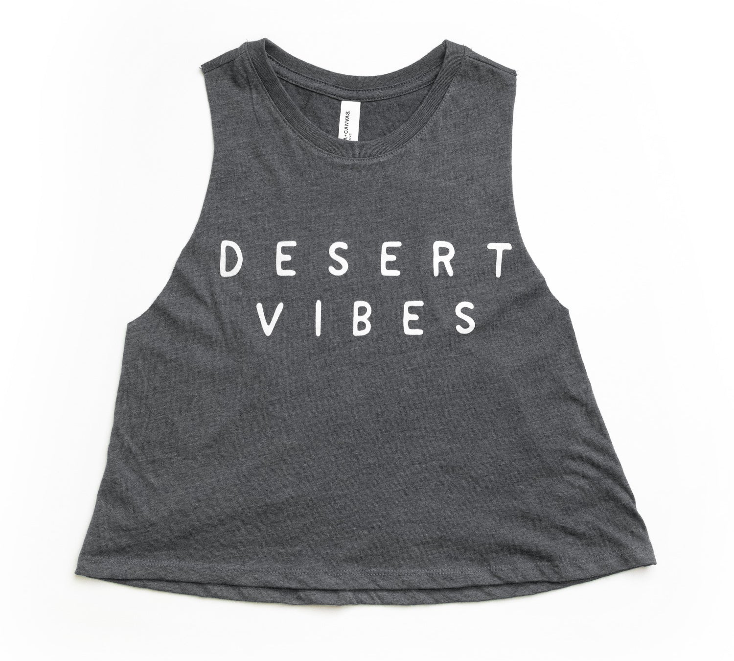 Desert Vibes Racerback Cropped Tank - Organ Mountain Outfitters