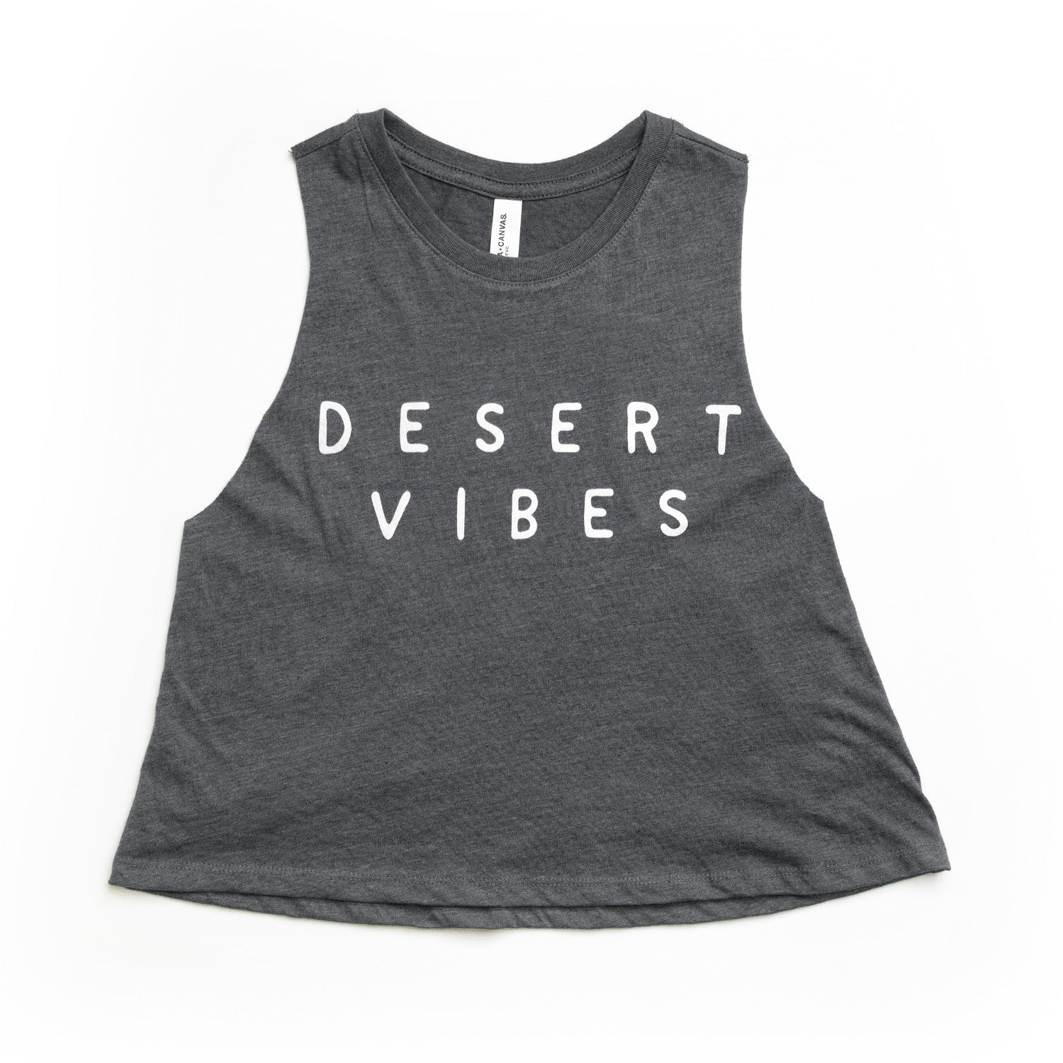 Desert Vibes Racerback Cropped Tank - Organ Mountain Outfitters