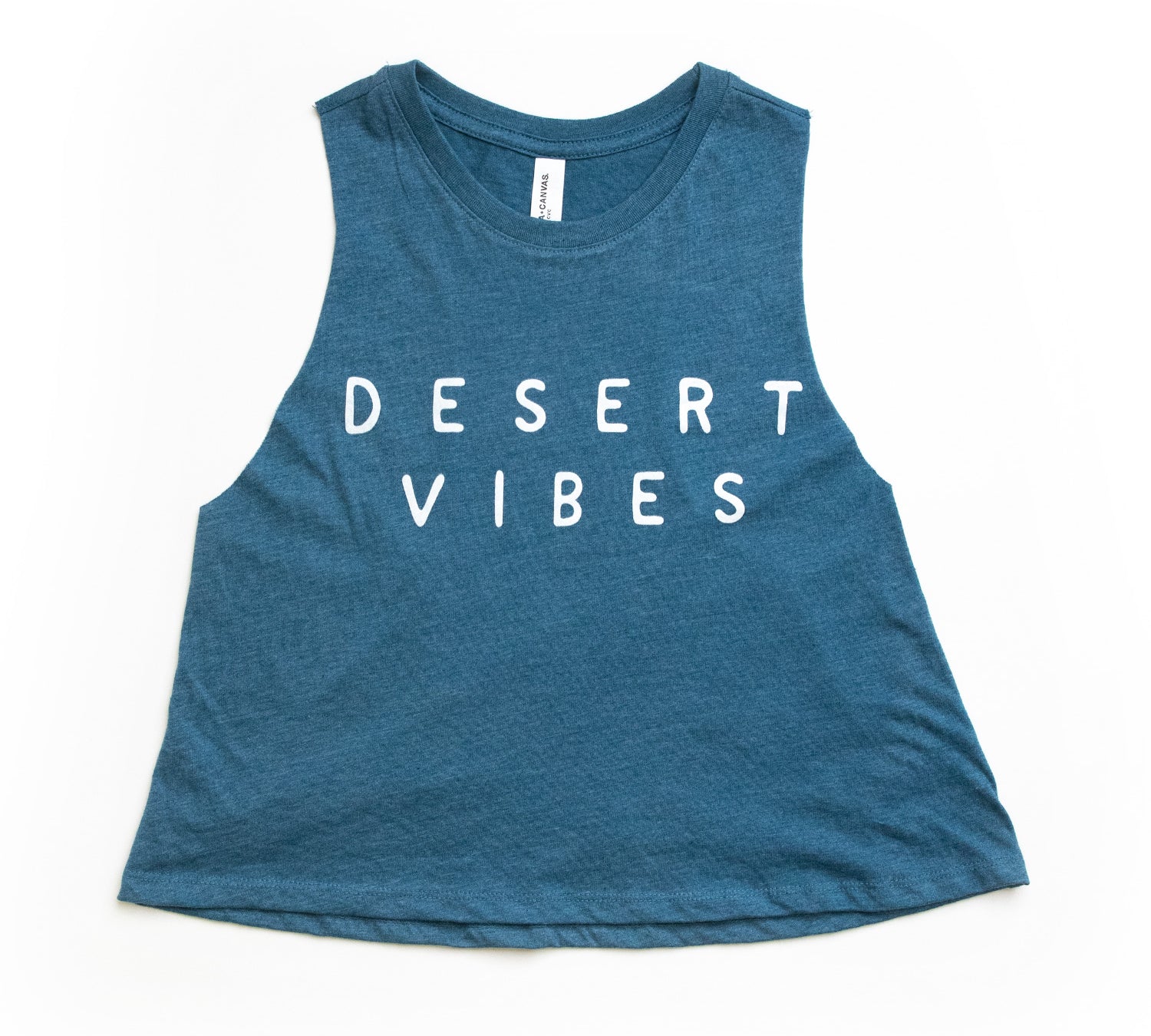 Desert Vibes Racerback Cropped Tank - Organ Mountain Outfitters