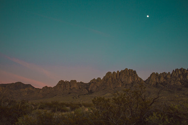 Photography: Baylor Canyon Sunset - Organ Mountain Outfitters