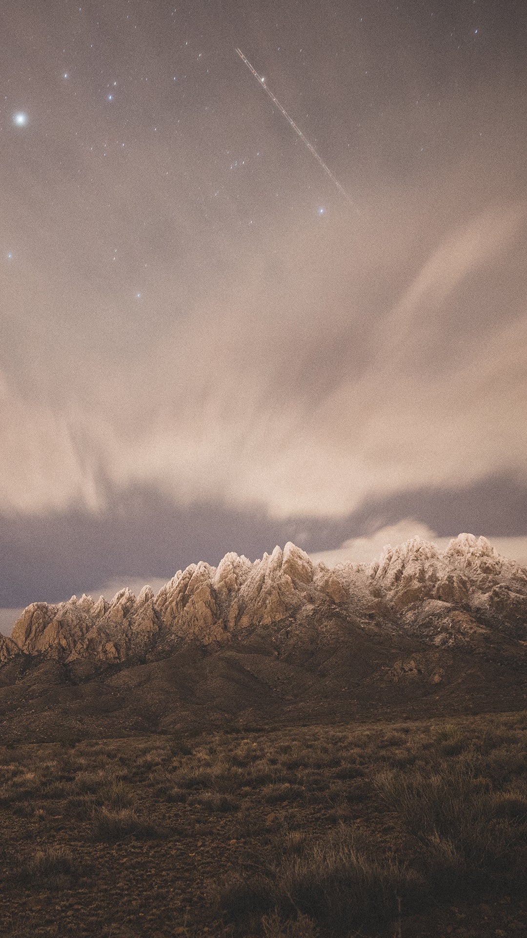 Snowy Peaks of the Organ Mountains Phone Wallpapers - Organ Mountain Outfitters