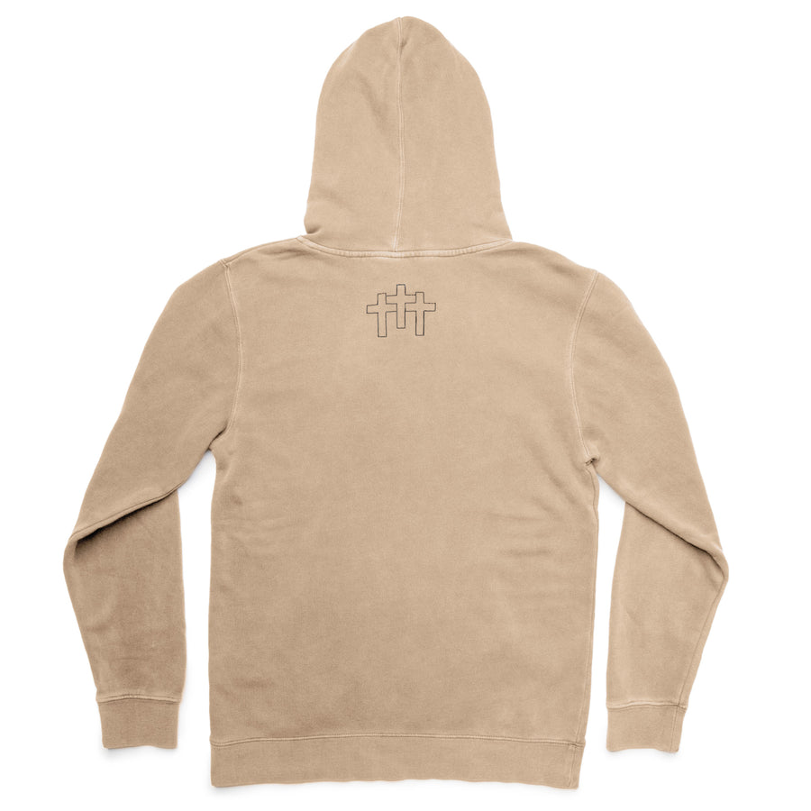3 Crosses Heavyweight Hooded Sweatshirt - Organ Mountain Outfitters