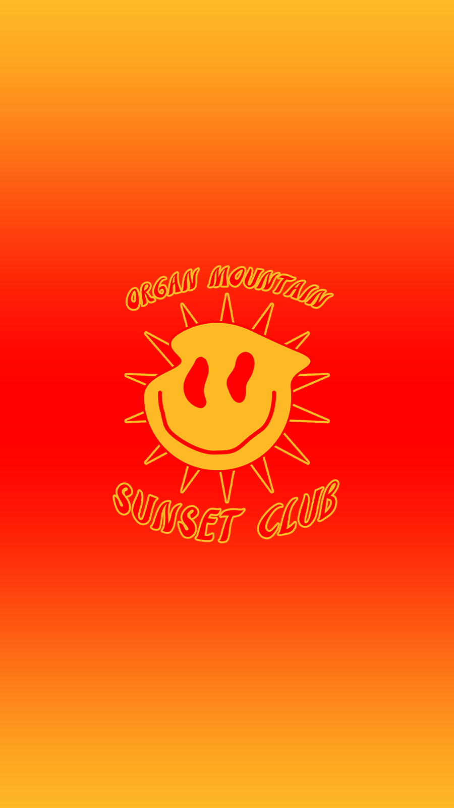 Smiley Sunset Club Wallpaper