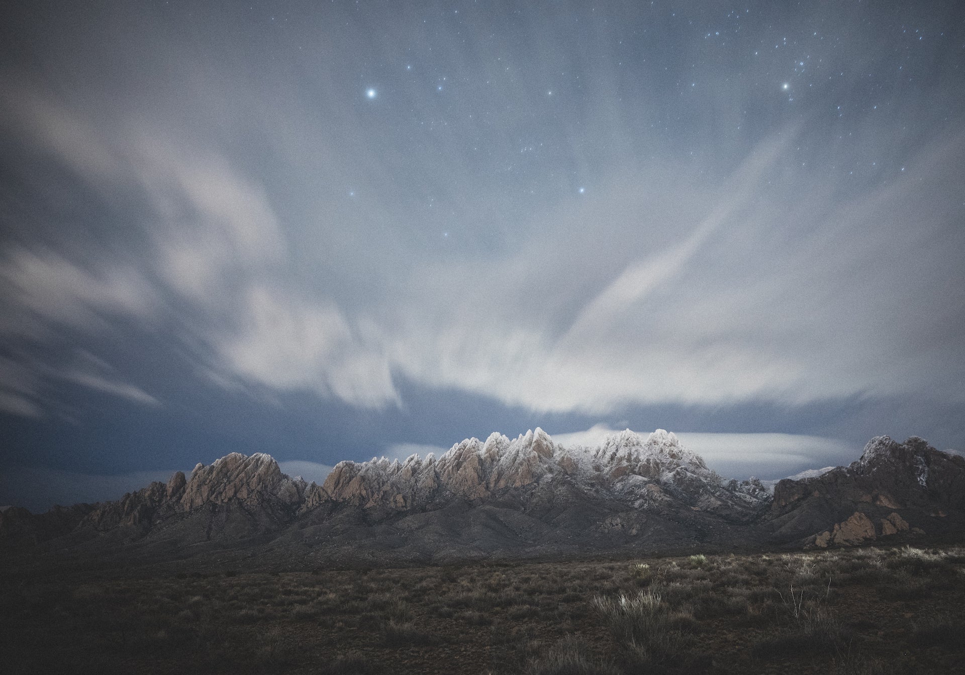 Photography: Frosted Peaks of the Organ Mountains - Organ Mountain Outfitters