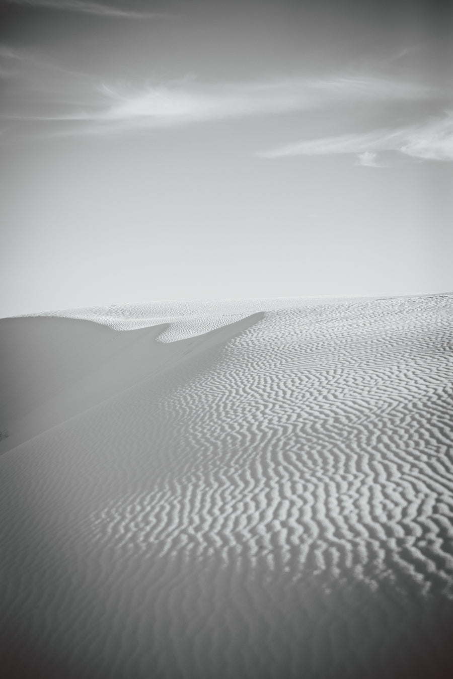 White Sands Wavy Dune Wallpaper