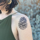 NatureTats - Pinecone Temporary Tattoo