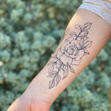 NatureTats - Rose Blossom Temporary Tattoo - Organ Mountain Outfitters