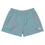 Women's Summit Shorts - Teal & Sunset Pink