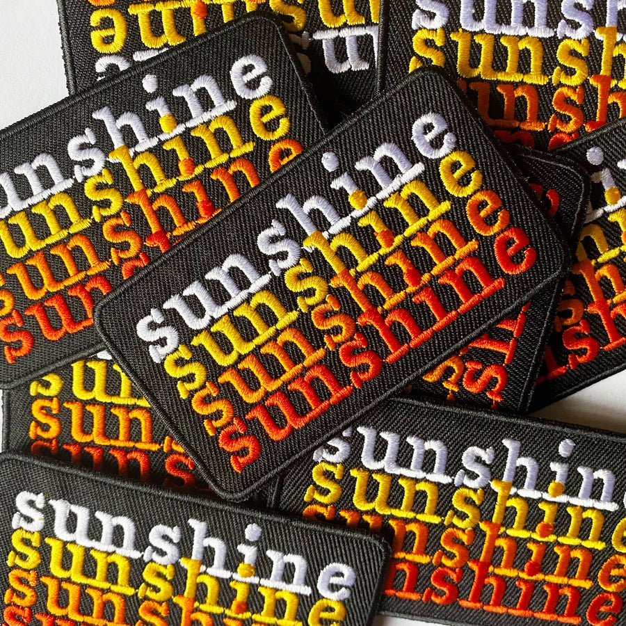 Espi Lane - Sunshine Iron-On Retro Style Patch