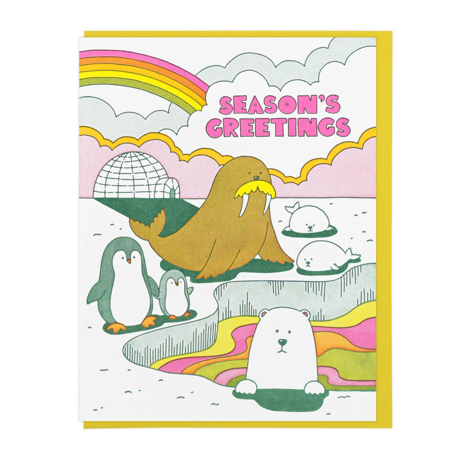 Lucky Horse Press - Season's Greetings Arctic Animals