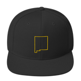 New Mexico Outline Snapback Hat