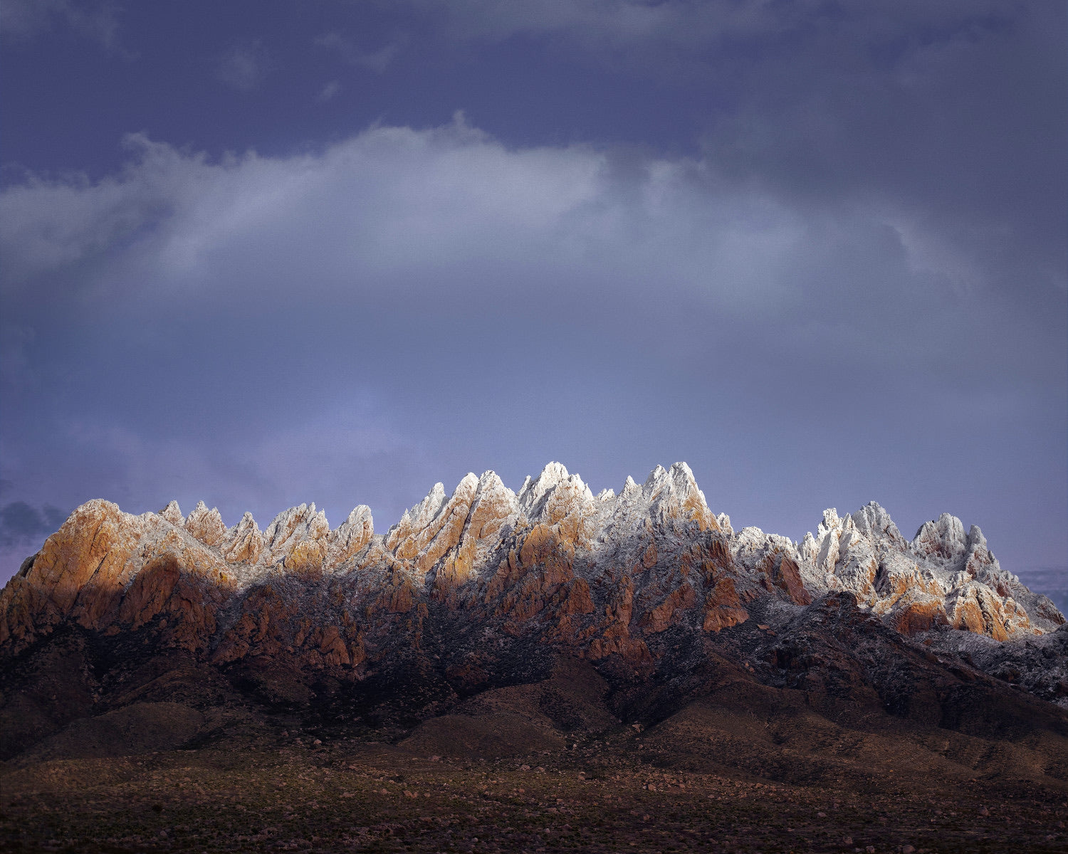 Photography: Snowy Sunset - Organ Mountain Outfitters