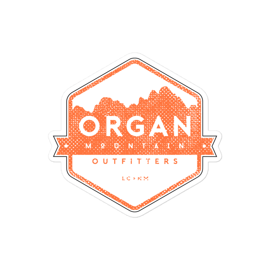 Organ Mountain Halftone - Orange/White