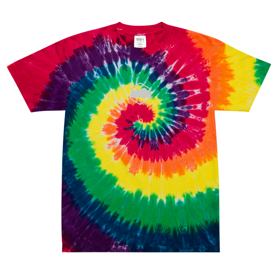 OMO Oversized Tie-Dye Embroidered Tee