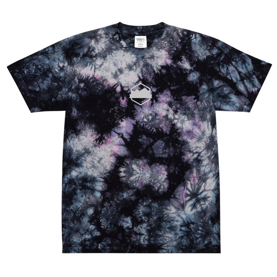 OMO Oversized Tie-Dye Embroidered Tee