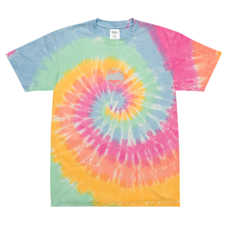 OMO Oversized Tie-Dye Embroidered Tee