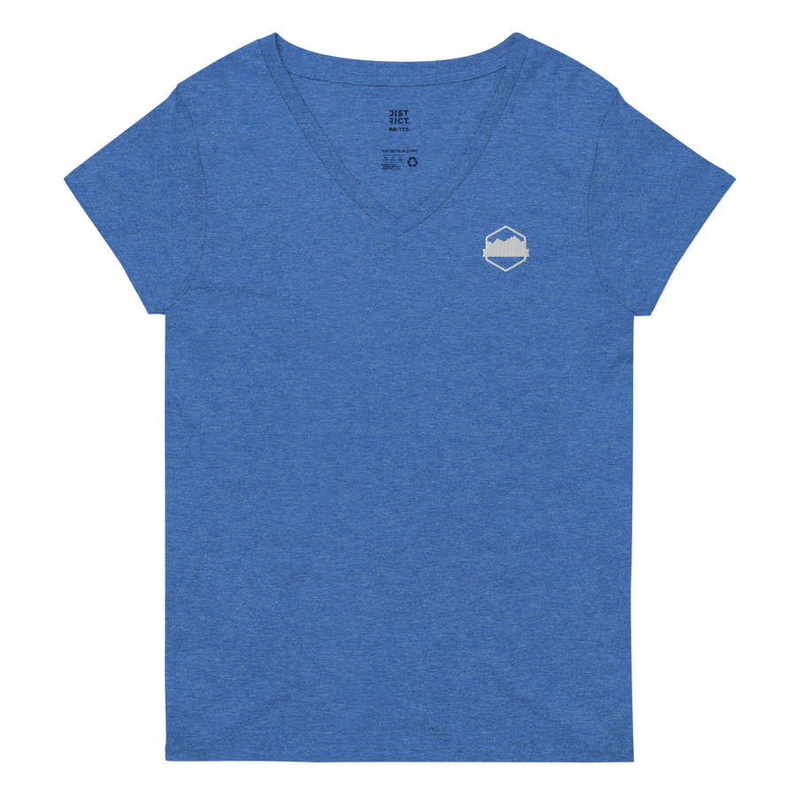 OMO Embroidered Women’s Recycled V-neck